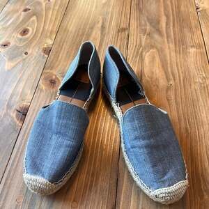 Dolce Vita Women's Blue Denim Jute Espadrille Flats